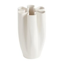 White Aurora Ceramic Vase